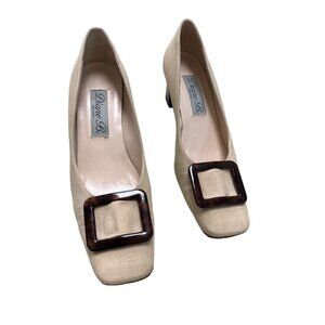Diane B Milano tan/beige women’s shoes heels size 9 SKU1850